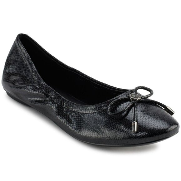 Karl Lagerfeld Paris Women's Velma Almond Toe Ballet Flats - Picture 1 of 3